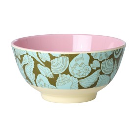 Bild på Rice Skål Melamin M (Seashell Print)