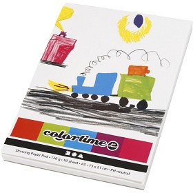Bild på Colortime Ritblock 50 blad A5 (Vita)