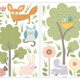 Bild på Roommates Wallstickers Woodland Animals