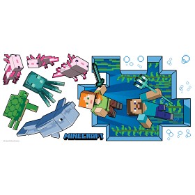 Bild på RoomMates Wallstickers Minecraft