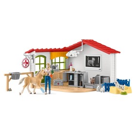 Bild på Schleich Farm World 42502 Veterinärklinik med husdjur