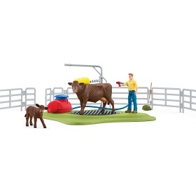 Bild på Schleich Farm World 42529 Ko Tvättstation