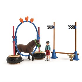 Bild på Schleich Farm World 42482 Ponnyagilitylopp