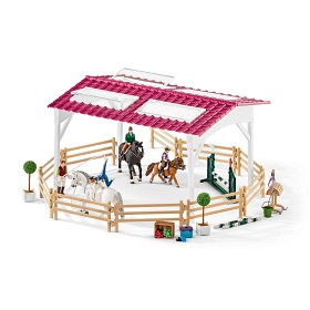 Bild på Schleich Horse Club 42389 Ridskola med ryttare och hästar