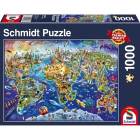 Bild på Schmidt Pussel Discover the World (1000-bitar)