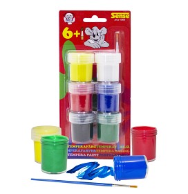 Bild på Sense Temperafärg med pensel 6-pack