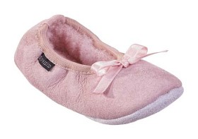 Bild på Shepherd Varberg Fårskinnstofflor (Rosa)