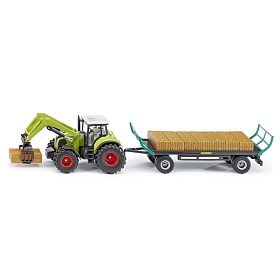 Bild på Siku Traktor balgrep och släp 1:50