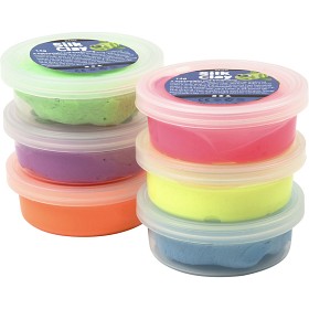 Bild på Silk Clay Modellera 6x14g (Neon)