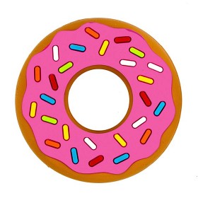 Bild på Silli Chews Bitleksak Donut (Rosa)