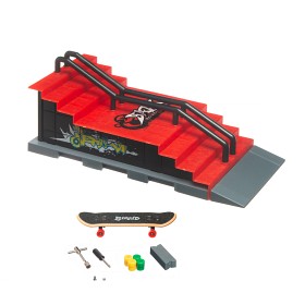 Bild på Finger skateboard med Style hinder 3 modeller trappa