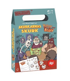 Bild på Skurkarnas Skurk Yatzy med bluff, Spel