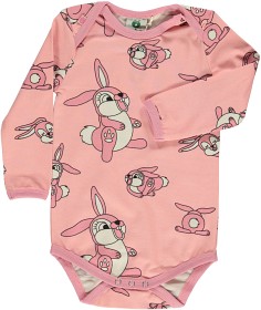 Bild på Småfolk Body Silver Pink (Kanin)