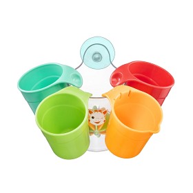 Bild på Sophie La Girafe Badleksak Funny Bath Cups (Multi)