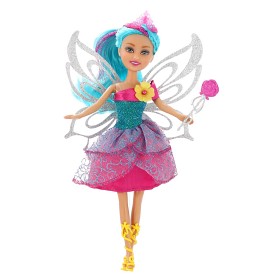 Bild på Sparkle Girlz Docka Summer Floral Fairy m tillbehör (Rosa/Grön)