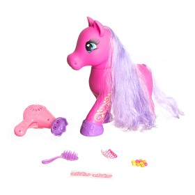 Bild på Sparkle Girlz Rosa ponny med hårfön