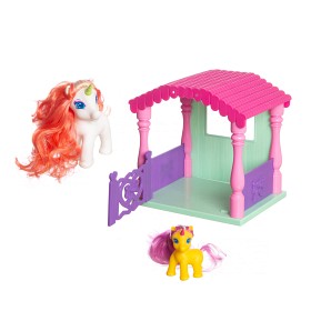 Bild på Sparkle Girlz Enhörning med föl och stall