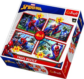 Bild på Spiderman 4-i-1 Pussel