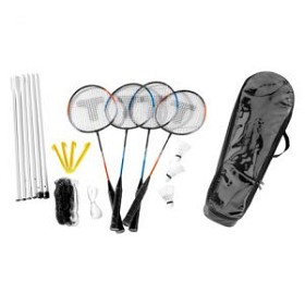 Bild på SportMe - Badmintonset 4 spelare med nät