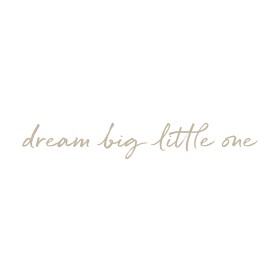 Bild på Stickstay Wallstickers Dream Big Little One (Beige)