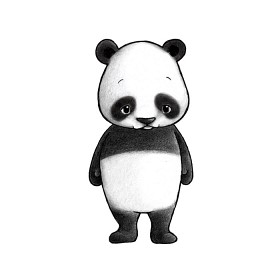 Bild på Stickstay Wallstickers Pandan Ping