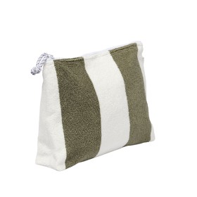 Bild på Sunnylife Terry Strandnecessär (Vacay Olive Stripe)
