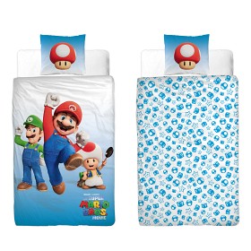 Bild på Super Mario Påslakanset 150x210 cm (Multi)
