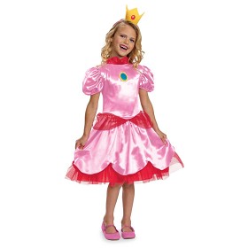 Bild på Super Mario Princess Fancy Peach Utklädningsdräkt M (7-8 år)