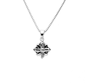 Bild på Sweethearts Barnhalsband i silver (Present med sten)