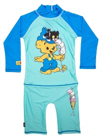 Bild på Swimpy UV-dräkt Bamse (Blå/Turkos) Strl 74/80