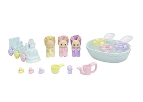 Bild på Sylvanian Families Trillingbebisarnas badpaket