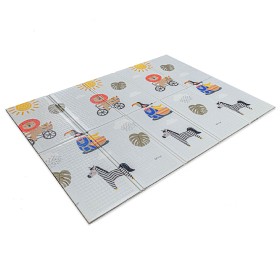 Bild på Taf Toys Lekmatta Vändbar (Grå/multi)