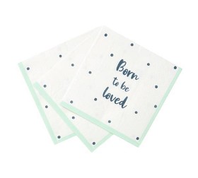 Bild på Talking Tables Born to be Loved Servetter 20-pack