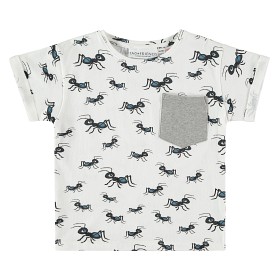 Bild på Tao & Friends Myran T-shirt med ficka (Vit)