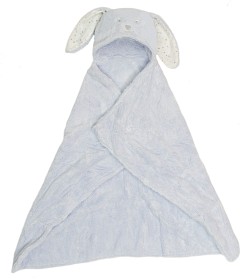 Bild på Teddykompaniet Babycape Frotté Kanin (Blå)