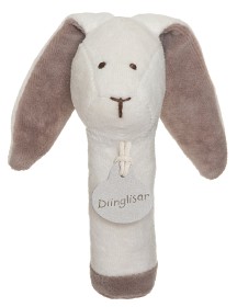 Bild på Teddykompaniet Diinglisar Organic Skallra (Kanin)