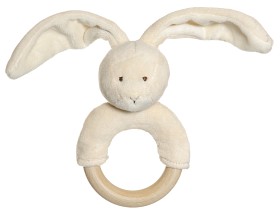 Bild på Teddykompaniet Diinglisar Skallra med träring (Kanin)