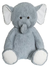 Bild på Teddykompaniet Sittande Elefant 100 cm (Grå)