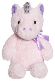 Bild på Teddykompaniet Enhörning med rosett 35 cm (Rosa)