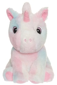 Bild på Teddykompaniet Enhörning Regnbågsfärgad 26 cm (Rosa)