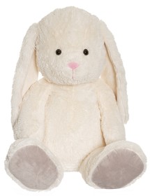 Bild på Teddykompaniet Kanin 100 cm (Vit)