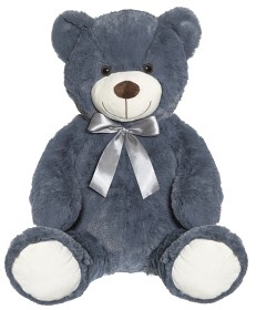 Bild på Teddykompaniet Nalle Kim 80 cm (Denimblå)
