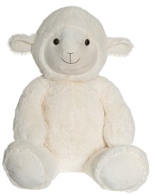 Bild på Teddykompaniet Sittande Lamm 100 cm (Vit)