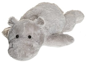 Bild på Teddykompaniet Liggande Flodhäst 100 cm (Grå)