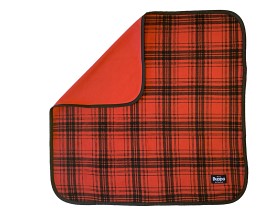 Bild på The Buppa Brand Filt Warm & Cozy (Red Checked)