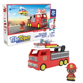Bild på Tile Town Brandbil Magnetiskt Byggset 11-delar