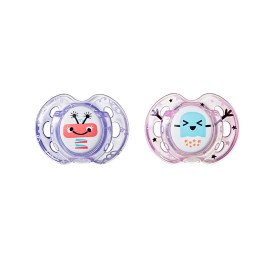 Bild på Tommee Tippee CTN Sugnapp Fun Style 0-6mån 2-p (Cerise/Rosa)