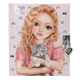 Bild på TOPModel Dagbok med hjärtlås (Kitty)