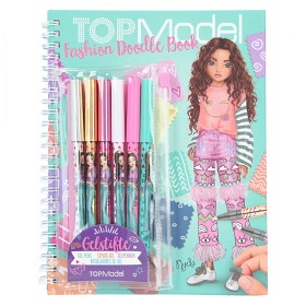 Bild på TOPModel Fashion Doodle Designbok med gelpennor