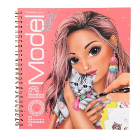 Bild på TOPModel Kitty Målarbok